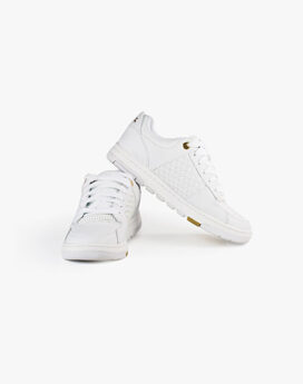 White x Gold Sneaker