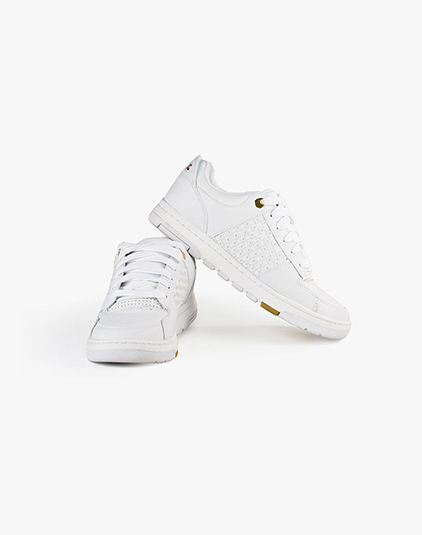 White x Gold Sneaker